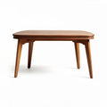 Table basse en bois marron 120 x 80 x 75cm pour salon ou bureau